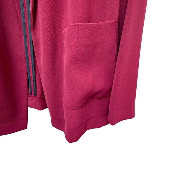 TOPSHOP Blazer Size 8 Red Boyfriend Jacket Top Shop Relaxed Open Front Career - Picture 6 of 10